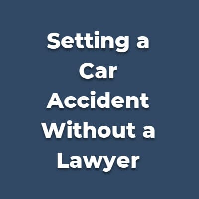 How Californians Can Settle a Car Accident Claim Without a Lawyer